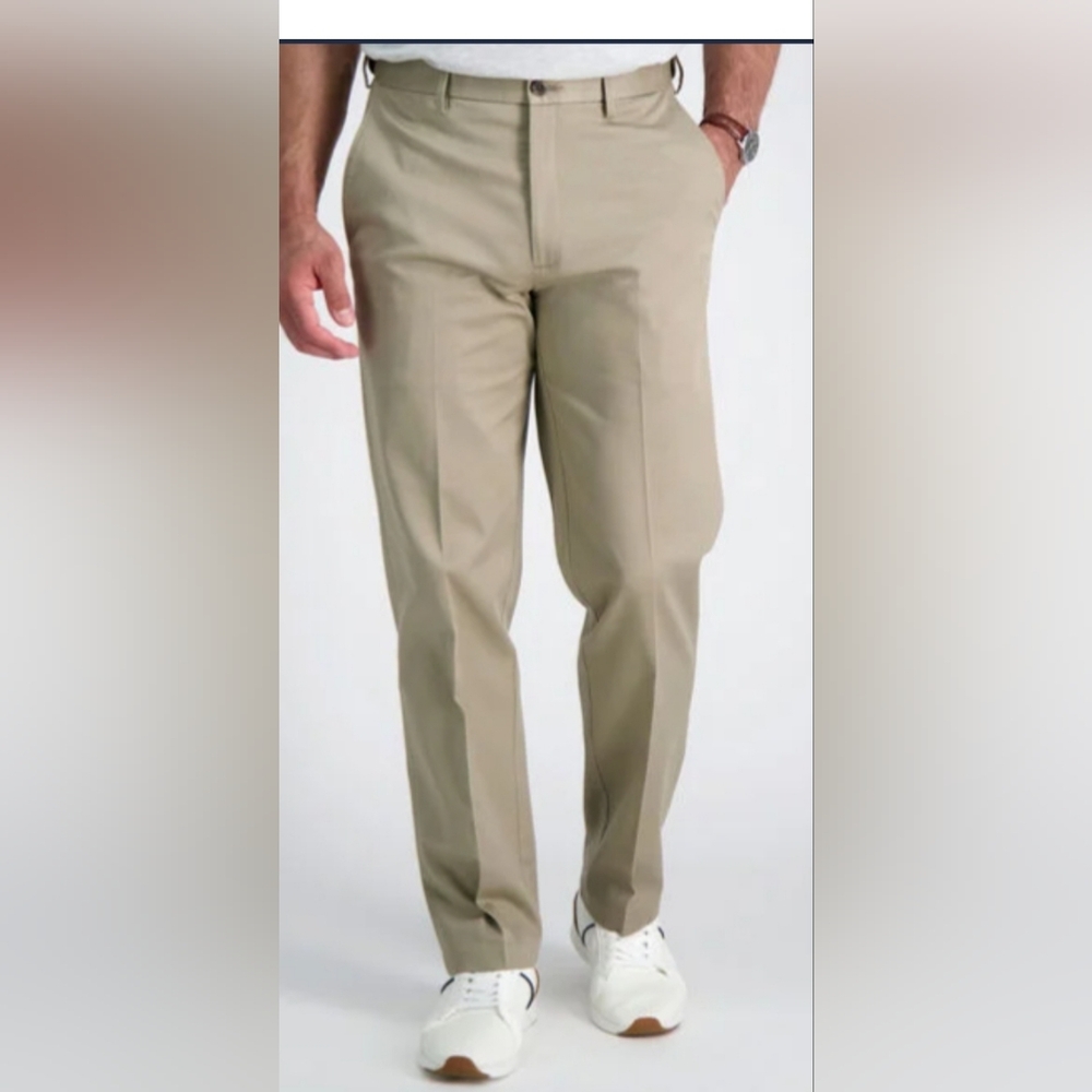 Men's Haggar Iron Free Premium Khaki Straight, 38x30